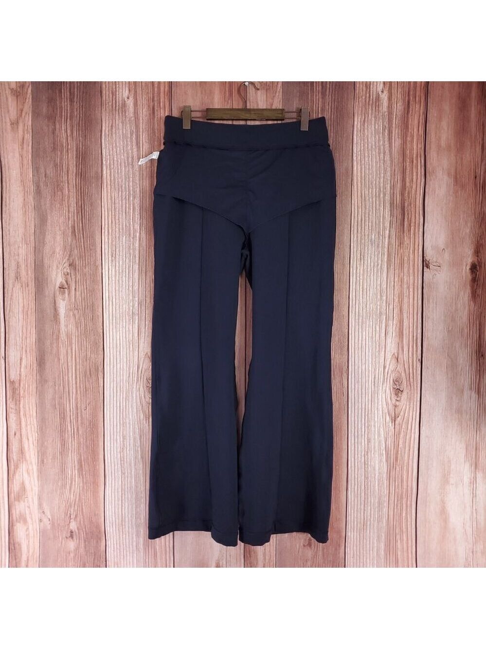 Spanx Womens Size 1X PerfectFit Ponte Hi Rise Flare Pants Navy Blue 20252R - Picture 3 of 12
